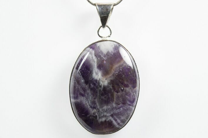 Chevron Amethyst Pendant (Necklace) #346352